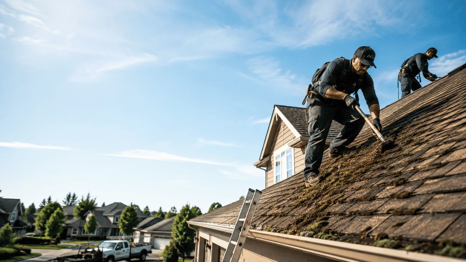 Roof Moss Removal in Maroa, IL near me